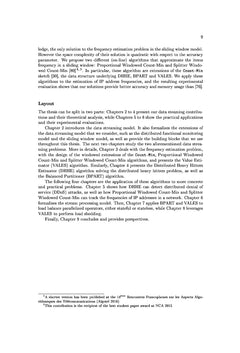 Efficient stream analysis and its application to big data processing