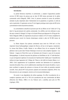 Engins et méthodes de pêche continentale au Bénin