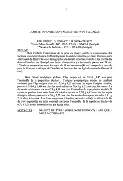 Diabete et cytokines