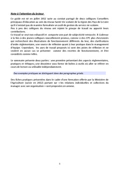 Manager le service education surveillance