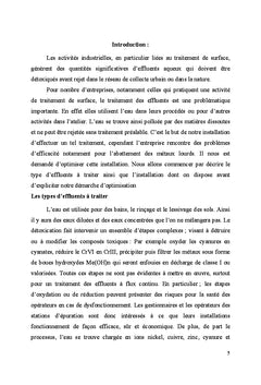 Traitement et gestion des effluents industriels