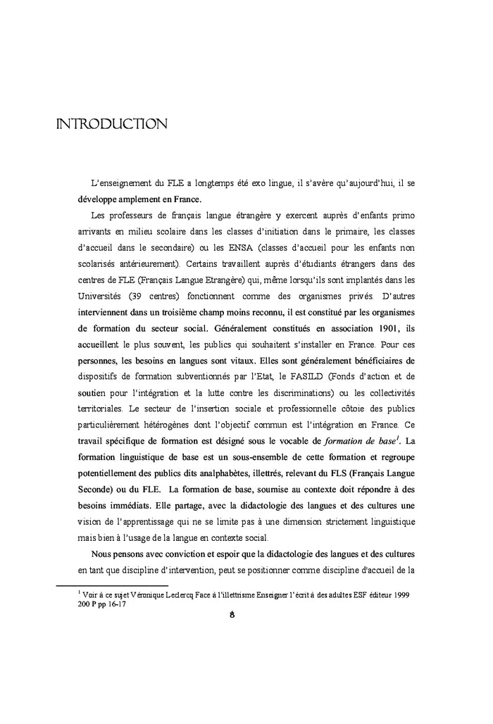 Formation d'adultes migrants en France