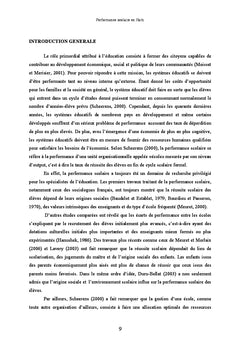 Determinants de la performance des ecoles secondaires en Haïti