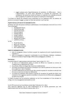 Evaluation collegiale de la Pratique d'une Demarche Scientifique