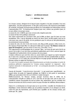 Les reseaux sociaux a l'abri de l'emergence