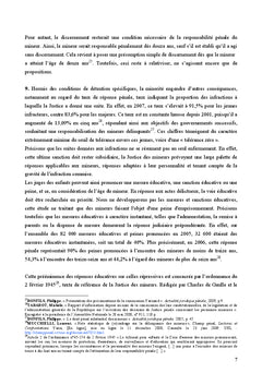 Les établissements pénitentiaires pour mineurs