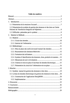 Amélioration du système d'information du CNTS de N'Djaména