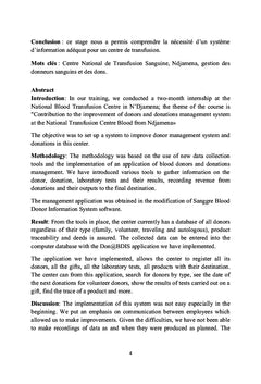 Amélioration du système d'information du CNTS de N'Djaména