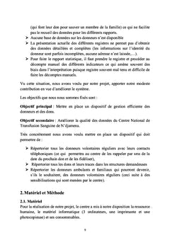 Amélioration du système d'information du CNTS de N'Djaména