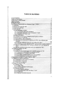 Parametre impliques dans la transmission mere-enfant du VIH-1.