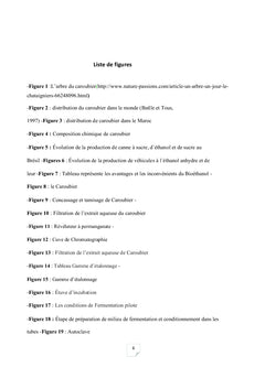 La production de bioéthanol par fermentation de gousses de caroubier