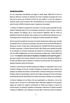 La finance islamique, quelles perspectives de positionnement en france