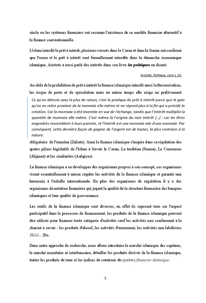 La finance islamique, quelles perspectives de positionnement en france