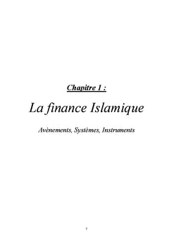 La finance islamique, quelles perspectives de positionnement en france