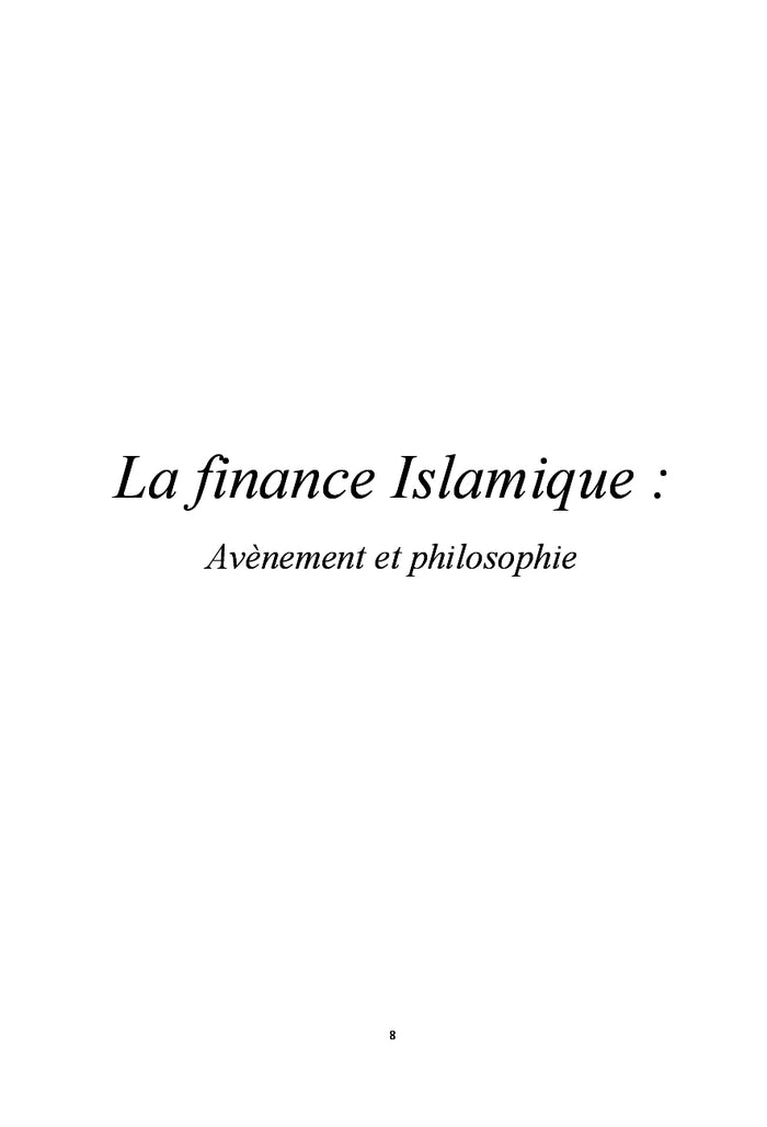 La finance islamique, quelles perspectives de positionnement en france
