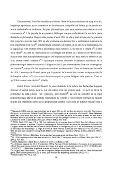 Le moi pur et l'acte d'etre
