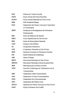 Communication sociale et processus de DDR en Côte d'Ivoire