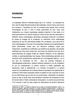 Etude comparative, diachronique et synchronique