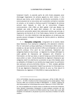 La distribution automobile: etude juridique