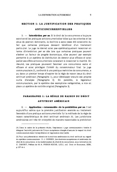 La distribution automobile: etude juridique