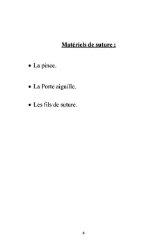 Manuel des sutures en chirurgie veterinaire