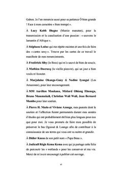 Le lamantin dans la Lagune Ndougou, un bio-indicateur du milieu ?