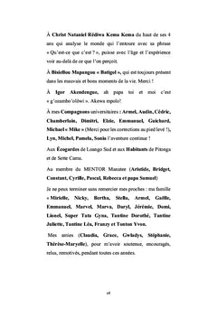 Le lamantin dans la Lagune Ndougou, un bio-indicateur du milieu ?