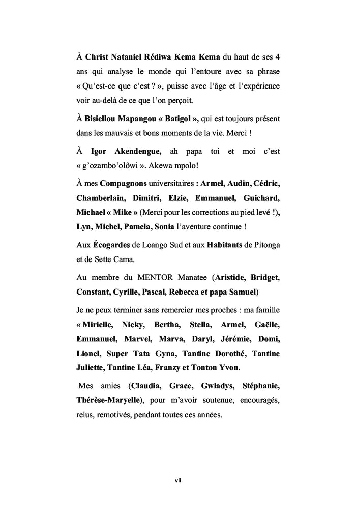 Le lamantin dans la Lagune Ndougou, un bio-indicateur du milieu ?