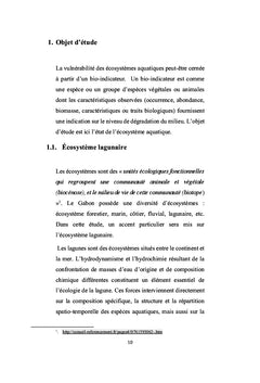 Le lamantin dans la Lagune Ndougou, un bio-indicateur du milieu ?
