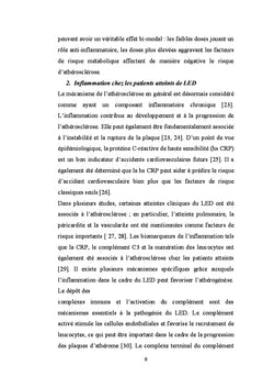 Evaluation du bilan lipidique au cours du lupus