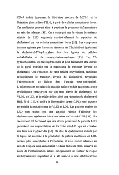 Evaluation du bilan lipidique au cours du lupus