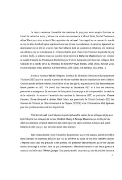La question de la remediation environnementale