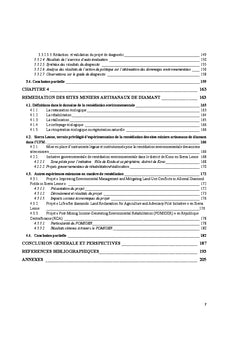 La question de la remediation environnementale