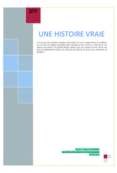 Une vraie histoire