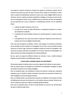 La planification et la gestion d'un projet hôtelier