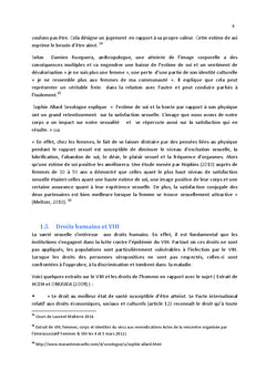 Parole de femmes seropositives au VIH sur leur sexualite avec le TASP