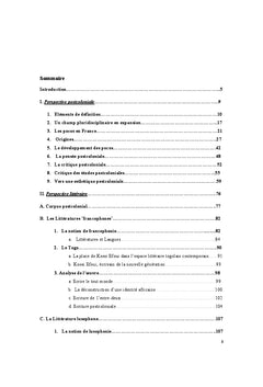 La fiction africaine à l'épreuve de la théorie postcoloniale