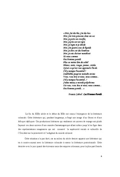 La fiction africaine à l'épreuve de la théorie postcoloniale
