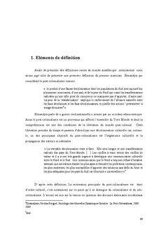 La fiction africaine à l'épreuve de la théorie postcoloniale