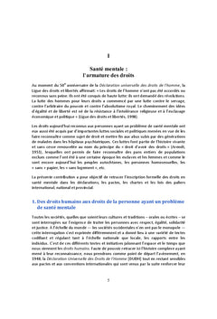 Mesentente autour des droits et de la citoyennete en sante mentale