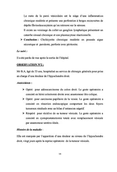 La cholecystite gangreneuse alithiasique postoperatoire