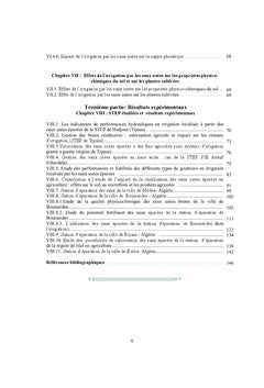 Traitement des eaux use?es urbaines et leurs reutilisations en Agriculture