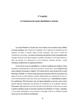 Mythification et Demythification des Reines elisabeth I et Victoria