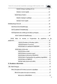 La diversité des Scarabéidés coprophages en Algérie