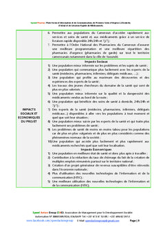 Le projet SPeeD PHARMA face aux cas d'urgences sanitaires au Cameroun