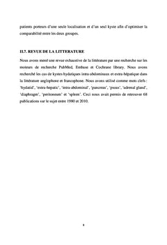 Les kystes hydatiques extra-hepatiques