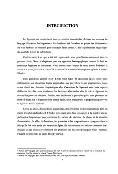 Le fonctionnement des séquences figées dans deux œuvres de Yasmina Khadra