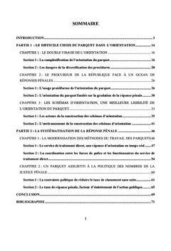 L'application moderne du principe de l'opportunite des poursuites