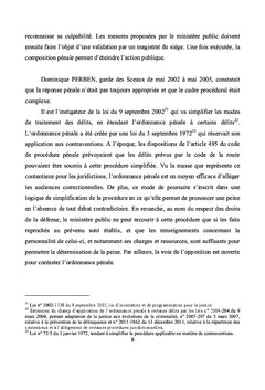 L'application moderne du principe de l'opportunite des poursuites