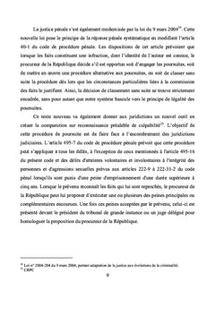 L'application moderne du principe de l'opportunite des poursuites